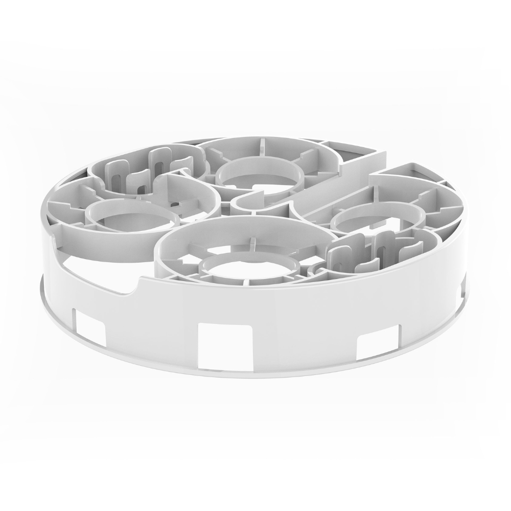 Bel pladenj za stekleničke