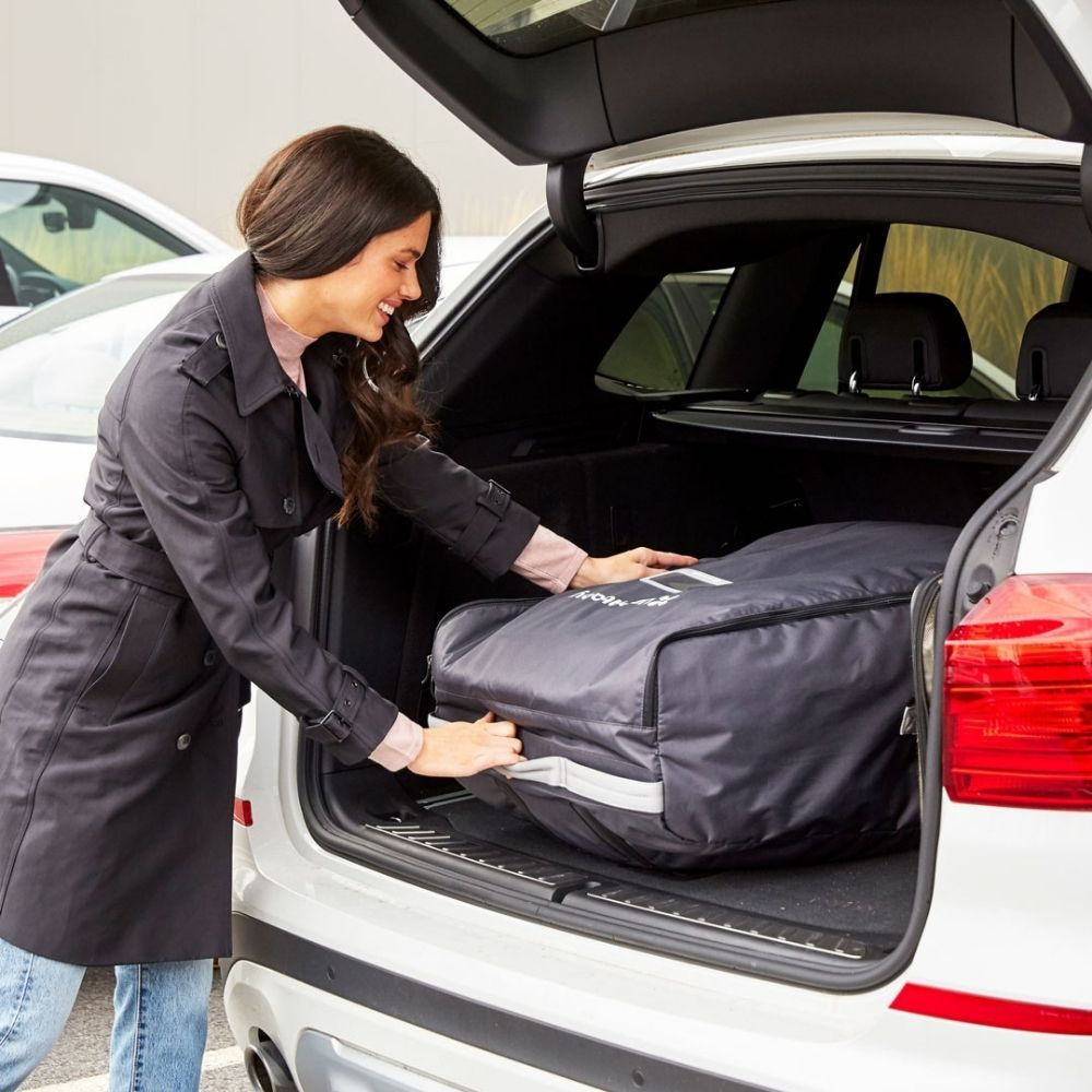 torba za voziček v avtu