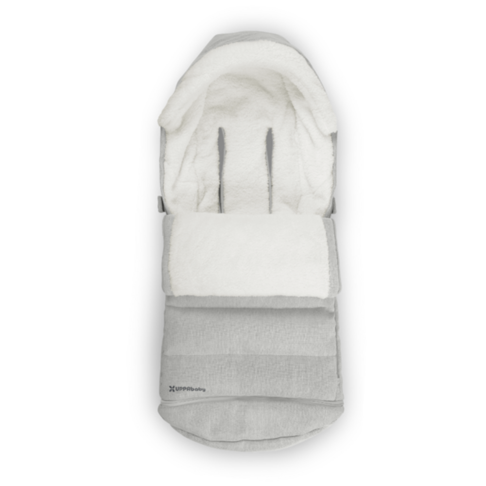 Svetlo siva zimska vreča za voziček