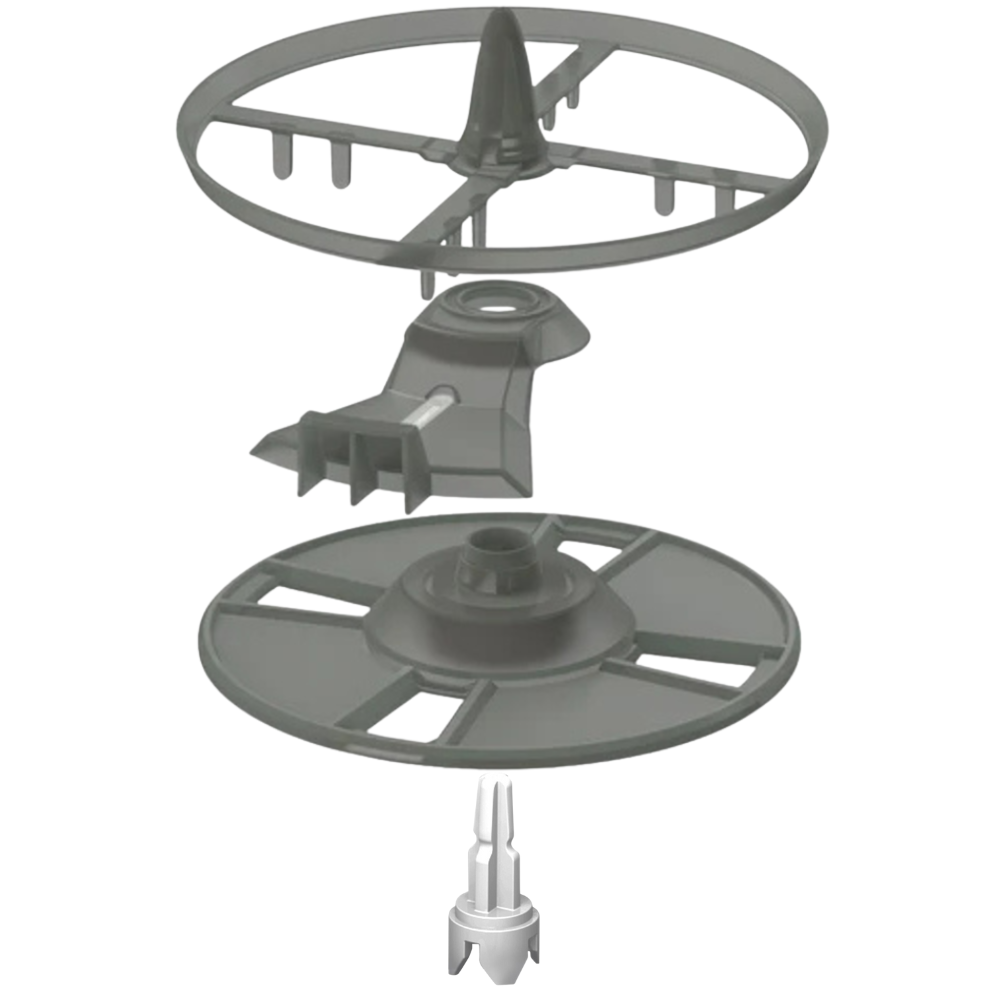 Komplet delov za posodo za mleko v prahu za BabyBrezza Formula Pro Advanced Black